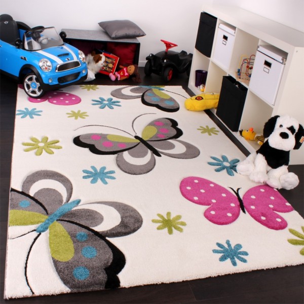 Kinderteppich Kinderzimmer Teppich Werkzeug Motiv Bunt Blau Gelb Rot 100x150cm 