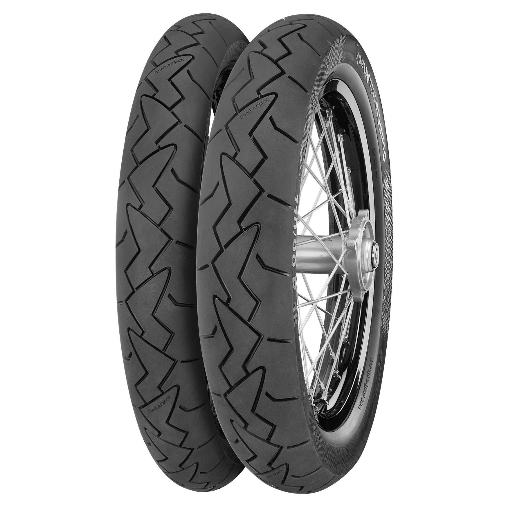 90/90R1851V CONTINENTAL ClassicAttack Front M/C