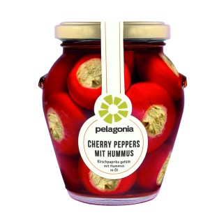 Cherry Peppers mit Hummus